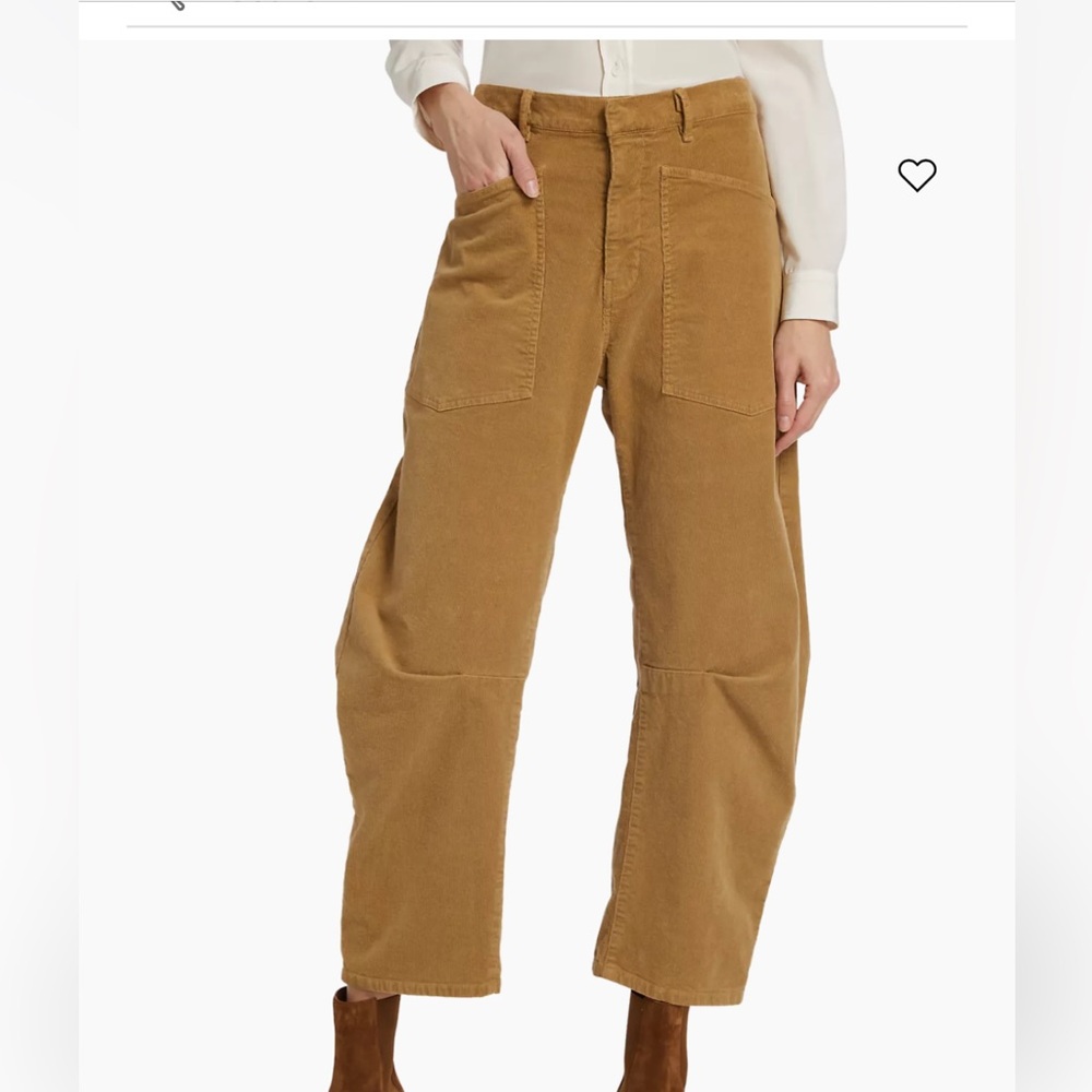 Nili Lotan Shon Corduroy Pant -Eagle Eye 8 NWT Cord Barrel Bow Leg - Picture 8 of 14